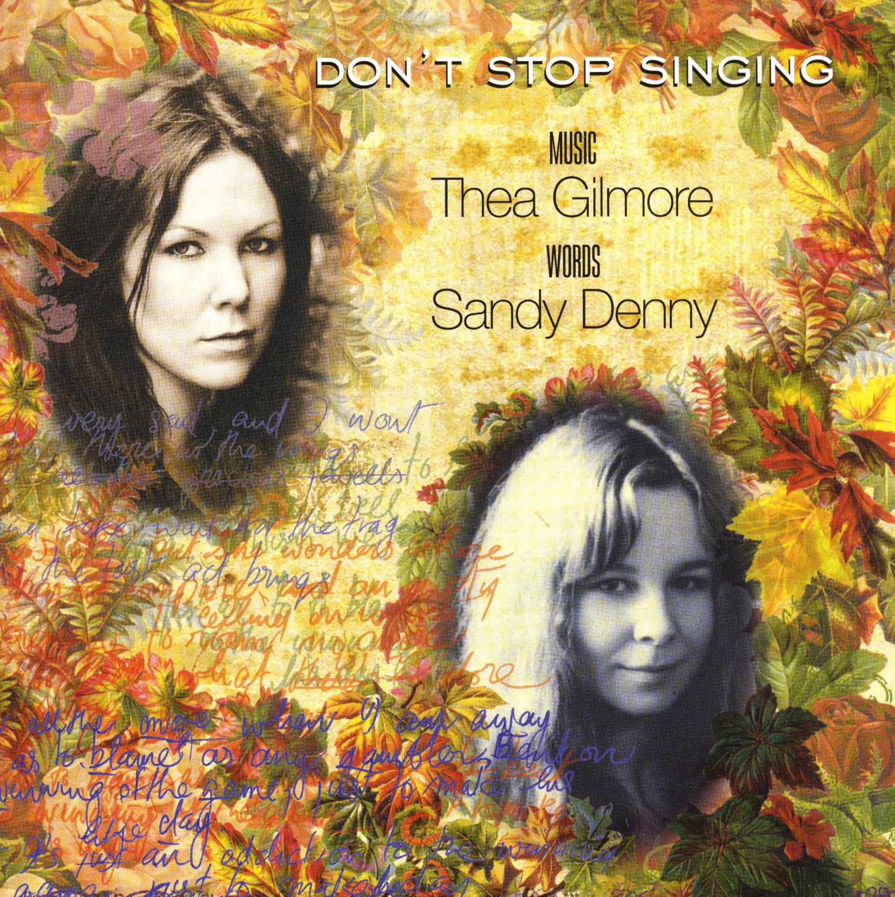 Sandra goes. 2011 - Thea Gilmore & Sandy Denny - don't stop singing. Sandy Denny. Sandy. "Denny don". Sandy Denny gettyimages.